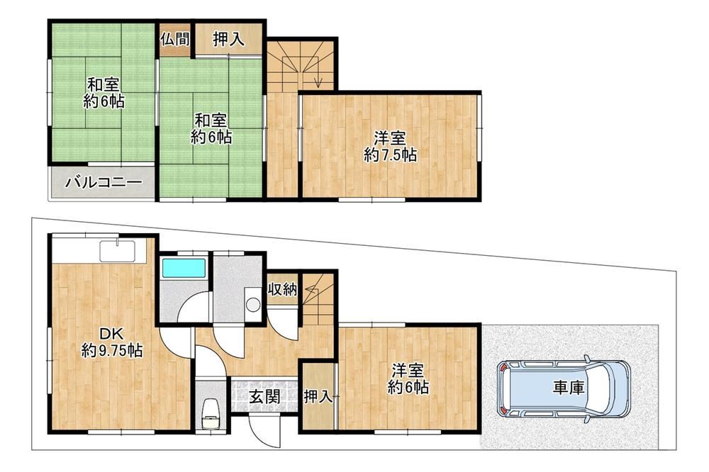 4DK house in Kita Ward, Sakai, Osaka - Photo 1