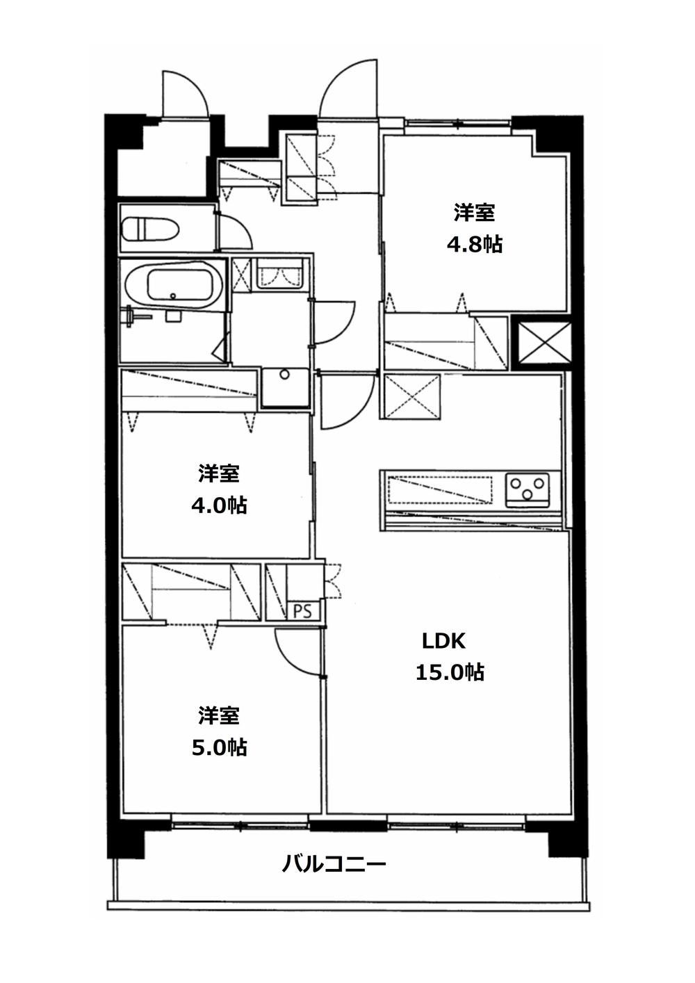 3LDK apartment in Koto Ward, Tokyo - Photo 1