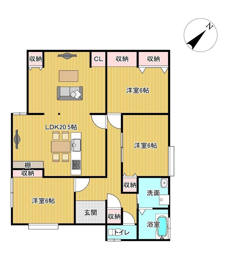 3LDK house in Omuta, Fukuoka - Photo 1