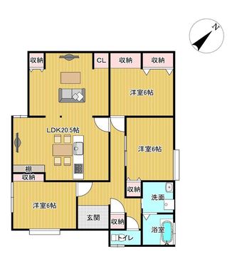3LDK house in Omuta