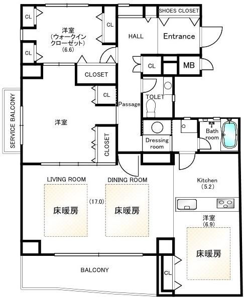 2LDK apartment in Yodogawa Ward, Osaka - Photo 1