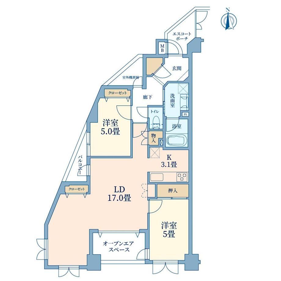 2LDK apartment in Edogawa Ward, Tokyo - Photo 1