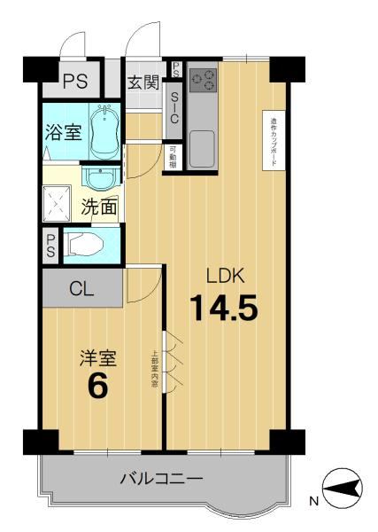 1LDK apartment in Minami Ward, Kyoto - Photo 1