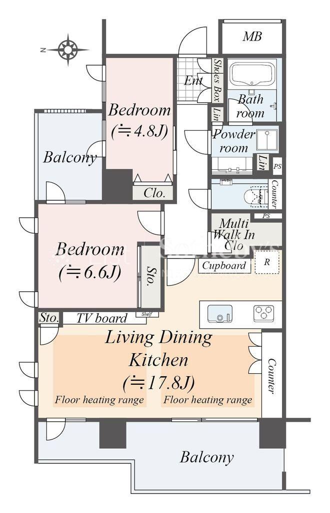 2LDK apartment in Setagaya Ward, Tokyo - Photo 1