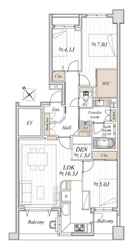 3LDK apartment in Setagaya Ward, Tokyo - Photo 1