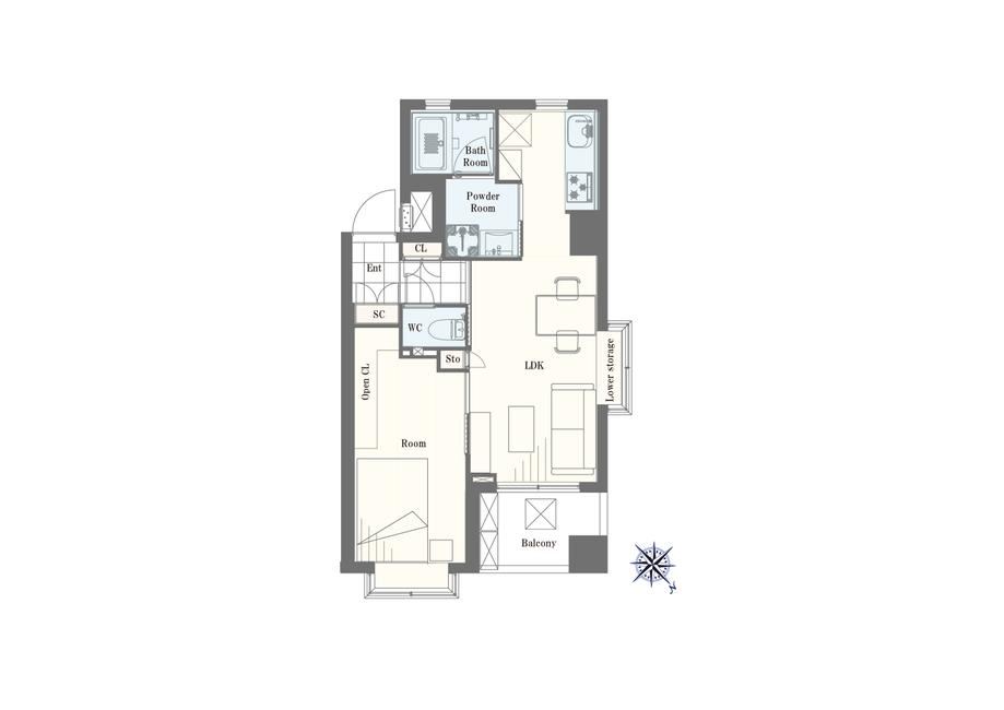 1LDK apartment in Shibuya Ward, Tokyo - Photo 1