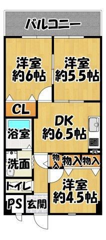 3DK apartment in Nishinari Ward, Osaka - Photo 1