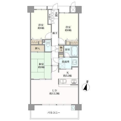 3LDK apartment in Seto, Aichi - Photo 1