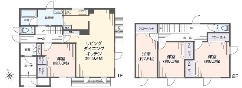 4LDK house in Kita Ward, Sapporo, Hokkaido - Photo 1