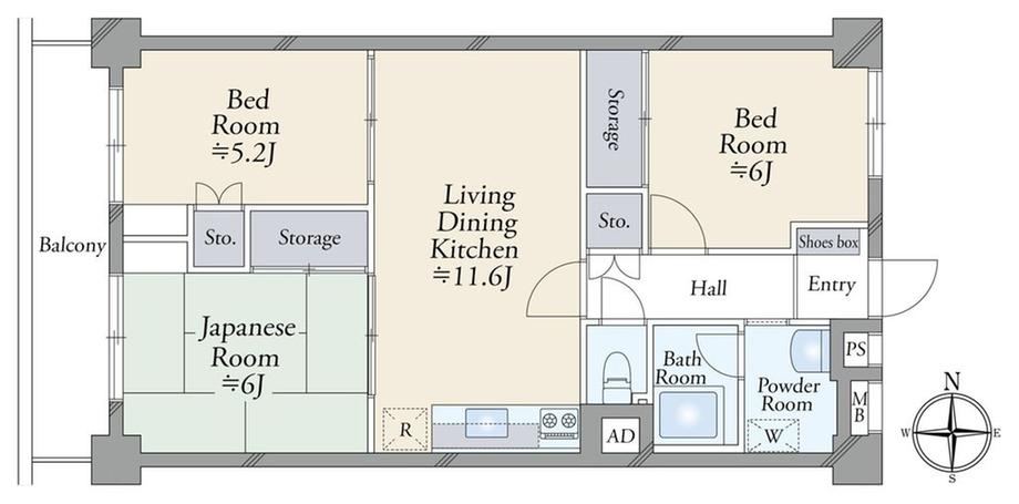 3LDK apartment in Bunkyo Ward, Tokyo - Photo 1