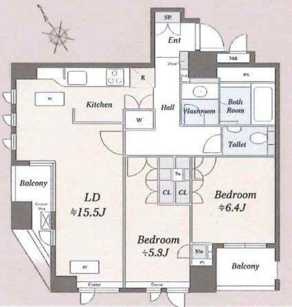 2LDK apartment in Bunkyo Ward, Tokyo - Photo 1