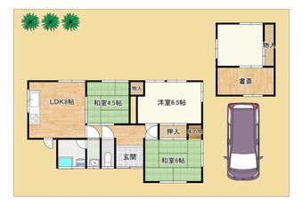 4DK house in Ishii, Myozai District
