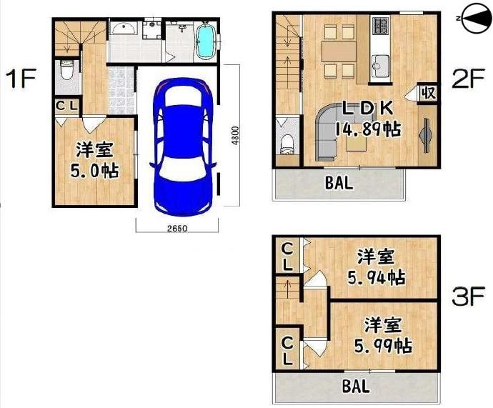 3LDK house in Ino Ward, Osaka - Photo 1