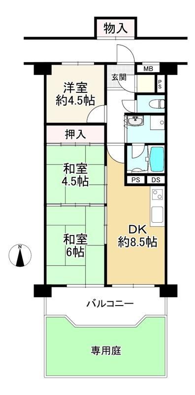3DK apartment in Kawanishi, Hyogo - Photo 1