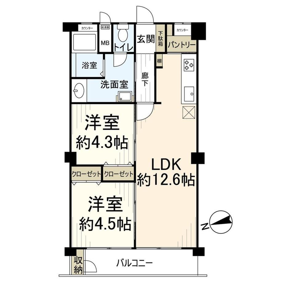 2LDK apartment in Asahi Ward, Osaka - Photo 1