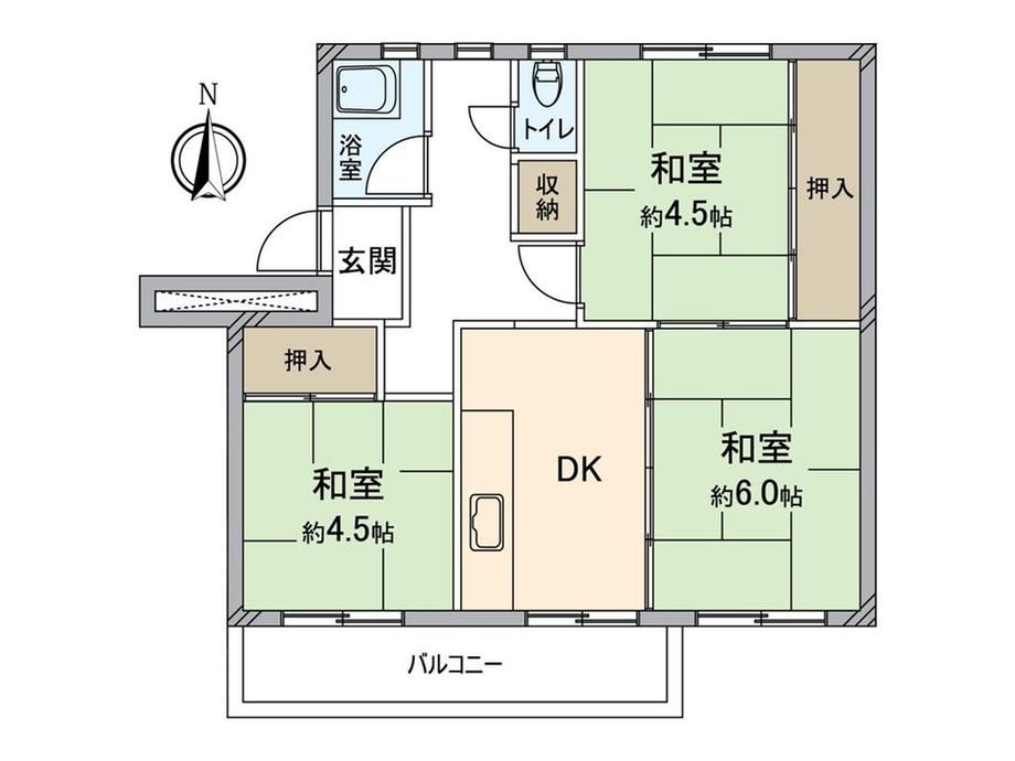 3DK apartment in Tempaku Ward, Nagoya, Aichi - Photo 1
