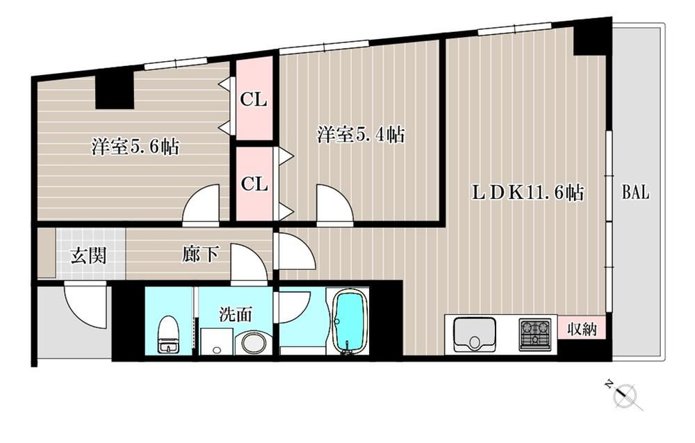 2LDK apartment in Suginami Ward, Tokyo - Photo 1