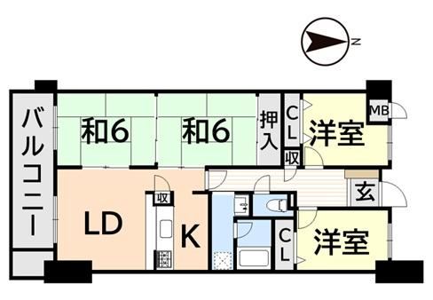 4LDK apartment in Beppu, Oita - Photo 1