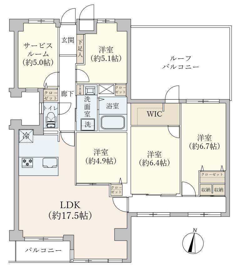 4LDK+S apartment in Edogawa Ward, Tokyo - Photo 1