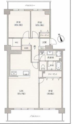 3LDK apartment in Nagareyama, Chiba - Photo 1