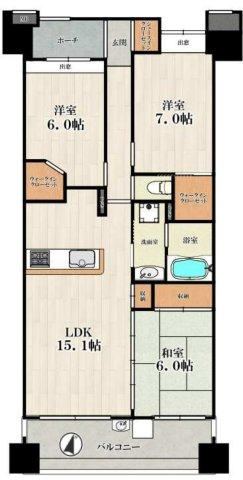 3LDK apartment in Hachioji, Tokyo - Photo 1