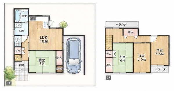 4LDK house in Fujiidera, Osaka - Photo 1