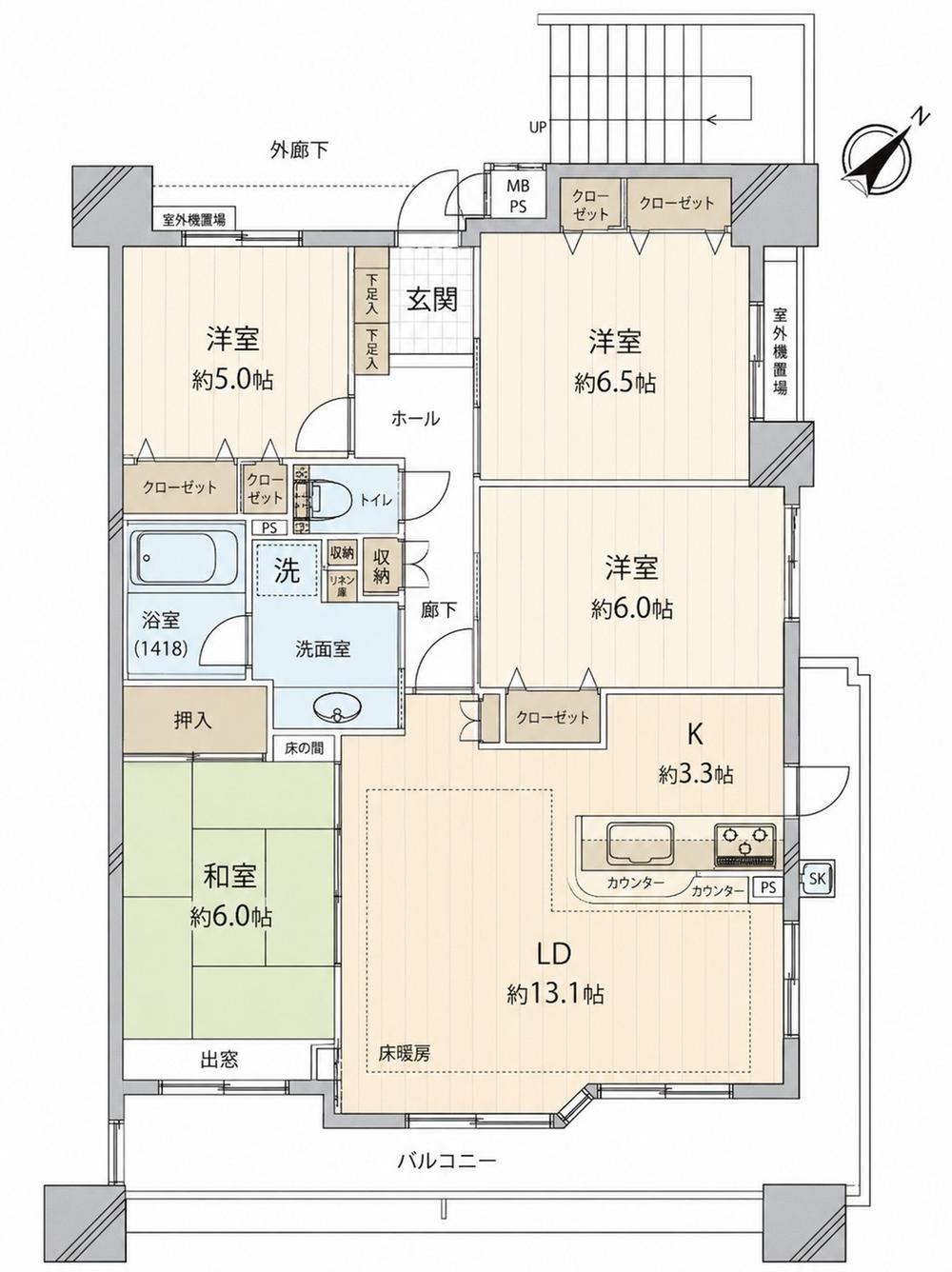 4LDK apartment in Anjo, Aichi - Photo 1