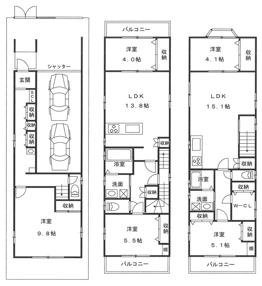 3LDK house in Amagasaki, Hyogo - Photo 1