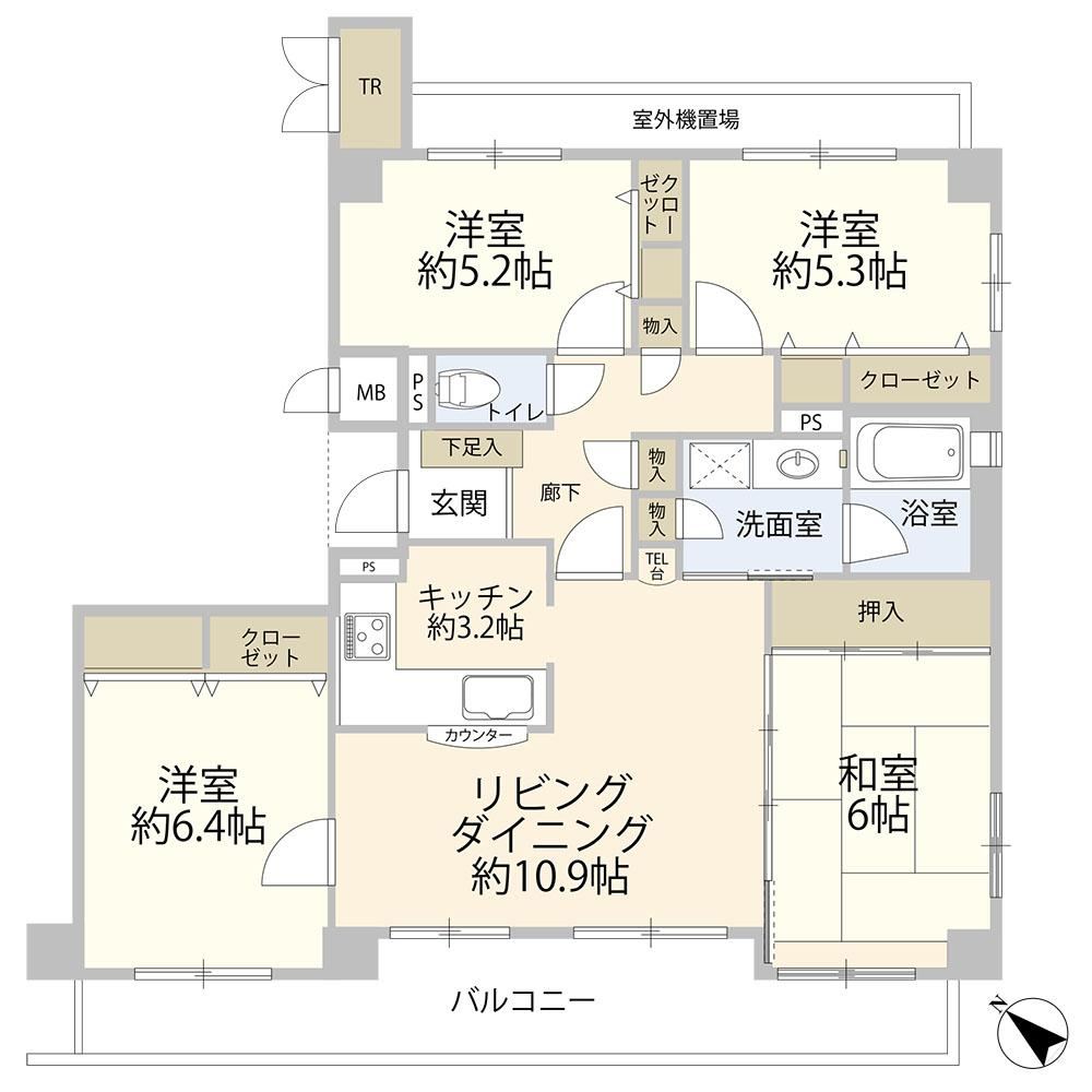 4LDK apartment in Midori Ward, Nagoya, Aichi - Photo 1