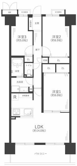 3LDK apartment in Suma Ward, Kobe, Hyogo - Photo 1
