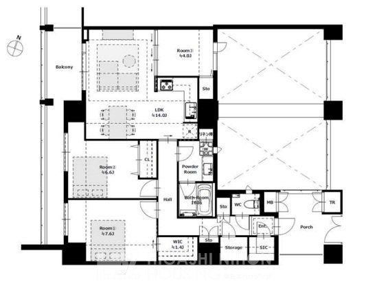 3LDK apartment in Tama Ward, Kawasaki, Kanagawa - Photo 1