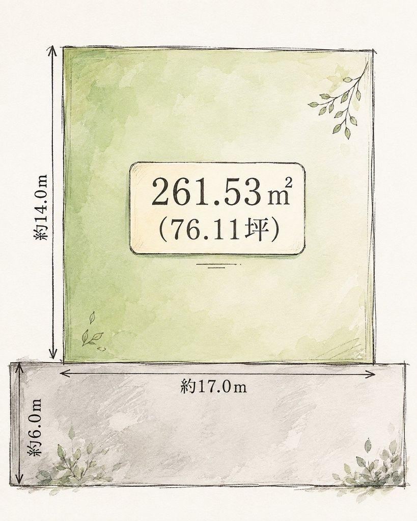 262 m² land in Aoba Ward, Sendai, Miyagi - Photo 1
