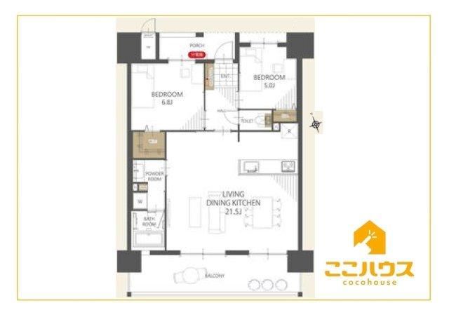 2LDK apartment in Nishihara, Nakagami District, Okinawa - Photo 1