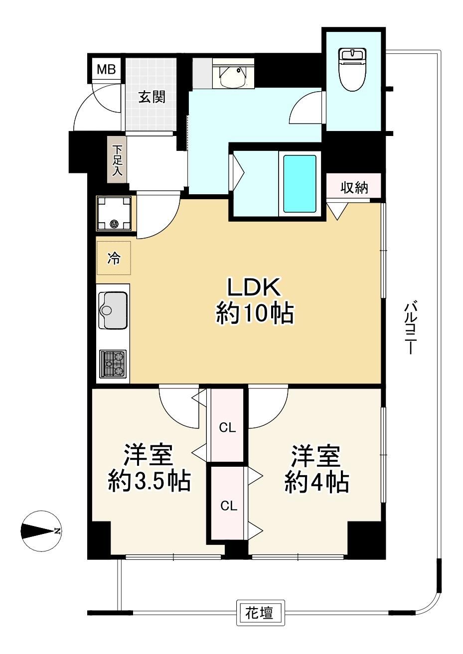 2LDK apartment in Koganei, Tokyo - Photo 1