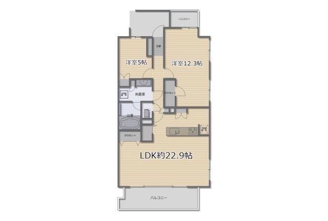 2LDK apartment in Yamagata, Yamagata - Photo 1