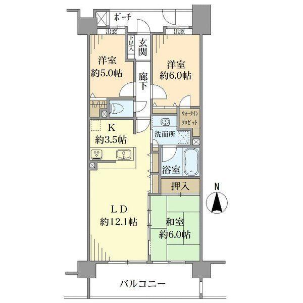 3LDK apartment in Mitaka, Tokyo - Photo 1