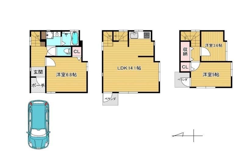 3LDK house in Suginami Ward, Tokyo - Photo 1