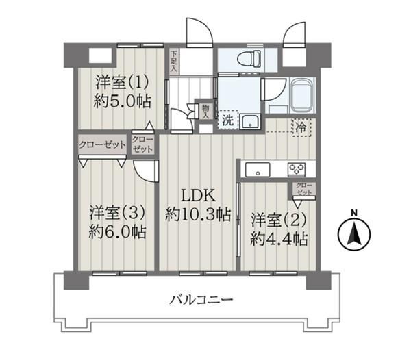 3LDK apartment in Ebina, Kanagawa - Photo 1