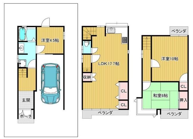 3LDK house in Higashiosaka, Osaka - Photo 1