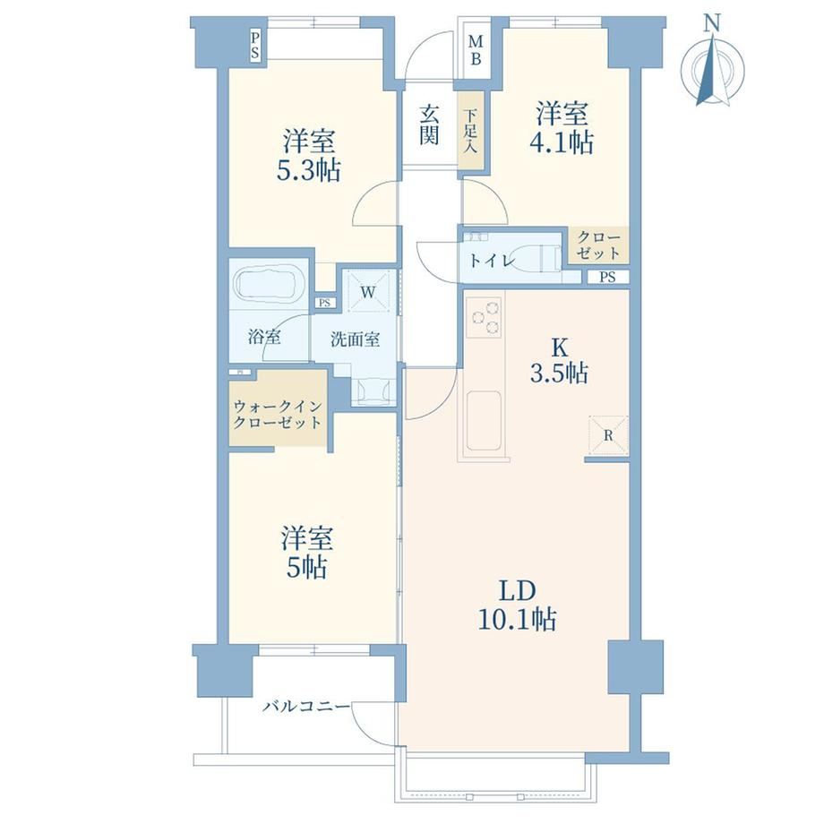 3LDK apartment in Miyamae Ward, Kawasaki, Kanagawa - Photo 1