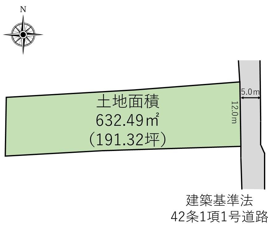 632 m² land in Watari, Watari District, Miyagi - Photo 1