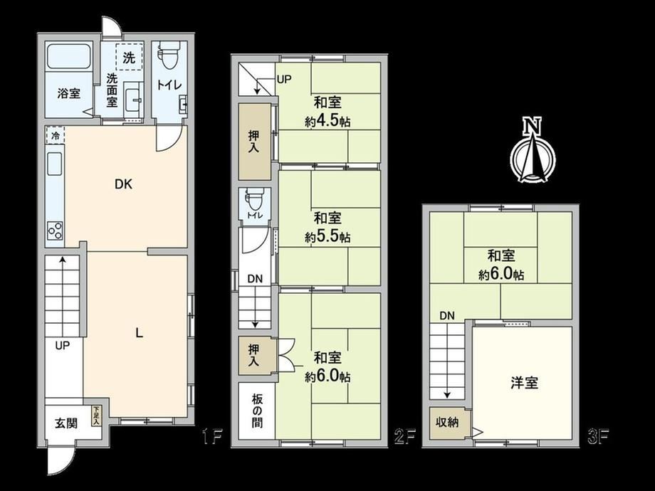5LDK house in Asahi Ward, Osaka - Photo 1