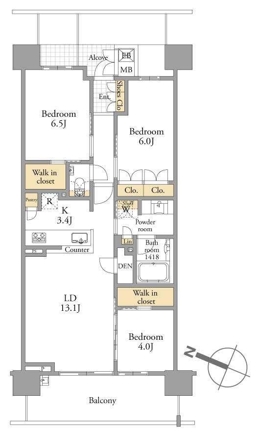 3LDK apartment in Chigasaki, Kanagawa - Photo 1