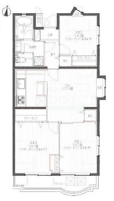 3LDK apartment in Kawasaki Ward, Kawasaki, Kanagawa - Photo 1