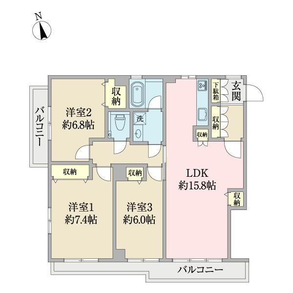 3LDK apartment in Komae, Tokyo - Photo 1