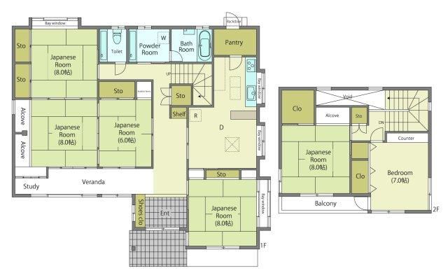 6DK house in Natori, Miyagi - Photo 1