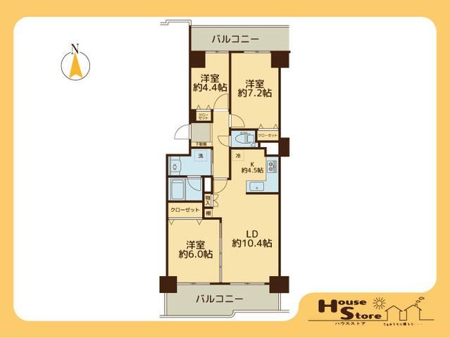 3LDK apartment in Kita Ward, Saitama - Photo 1