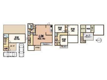 4LDK house in Kawai, Kitakatsuragi District