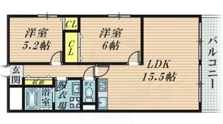 2LDK apartment in Higashiosaka, Osaka - Photo 1