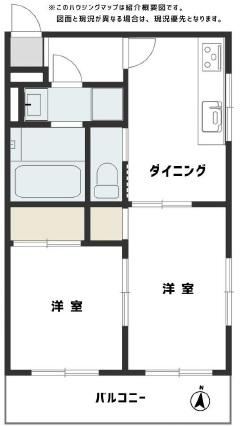 2DK apartment in Kita Ward, Saitama - Photo 1